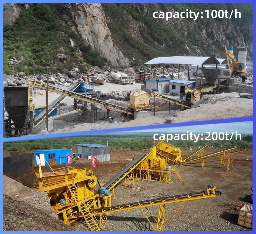 Track Mounted Mobile Crushing and Screening Portable Stone Crusher Machine