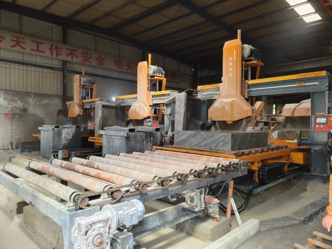 China Kerbstone Cutting Machine Line for Processing Thick Stone