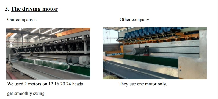 16head Hlmjx-16c 1000mm 1250mm Stone Marble Granite Polishing Line Machine