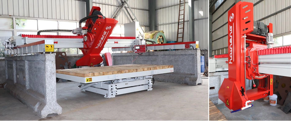 Miter Stone Bridge Saw Granite Stone Cutting Machine Monoblock Miter Bridge Saw Automatic Bridge Saw