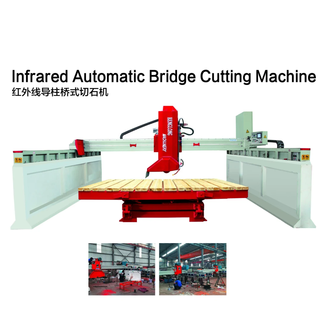 Auto Precise Positioning Stone Equipment Tile Cutter Infrared Slab Bridge Cutting Machine